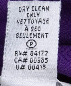 Diane Von Furstenberg Purple Knit Short Sleeve Shalom Dress S For Women -Diane Von Furstenberg shop luxury women diane von furstenberg used clothes p64134 013