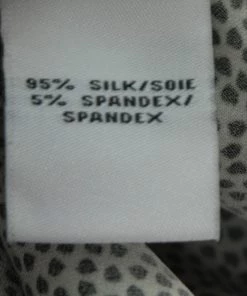 Diane Von Furstenberg Black And White Printed Silk Button Front Blouse M For Women -Diane Von Furstenberg shop luxury women diane von furstenberg used clothes p656440 003