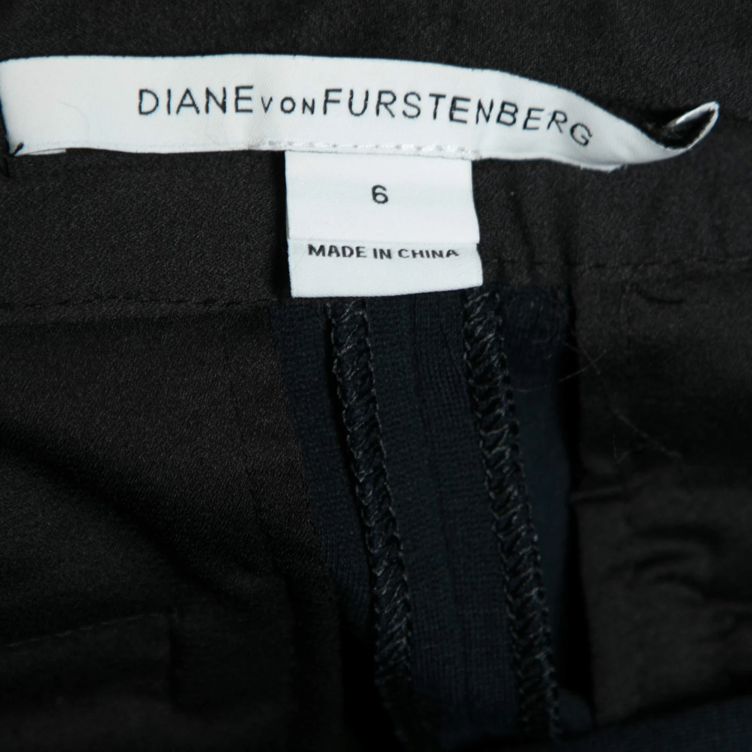 Diane Von Furstenberg Navy Blue Knit Trousers M For Women 4 Diane Von Furstenberg Navy Blue Knit Trousers M For Women - Image 4