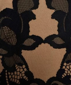 Diane Von Furstenberg Brown Wool Lace Detail Shara Sweater L For Women -Diane Von Furstenberg shop luxury women diane von furstenberg used clothes p666520 006