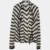Diane Von Furstenberg Monochrome Cotton Silk Melina Cardigan M For Women