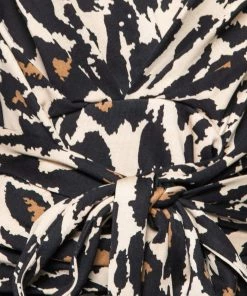 Diane Von Furstenberg Brown Animal Print Silk Jersey Melinda Jumpsuit L For Women -Diane Von Furstenberg shop luxury women diane von furstenberg used clothes p678045 006