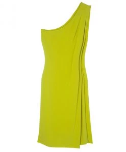 Diane Von Furstenberg New Liluye One Shoulder Silk-crepe Dress M For Women
