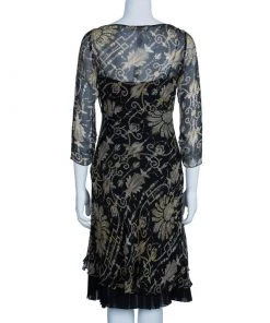 Diane Von Furstenberg Tamary Chiffon Printed Dress S For Women -Diane Von Furstenberg shop luxury women diane von furstenberg used clothes p741 003