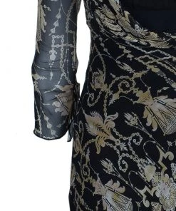 Diane Von Furstenberg Tamary Chiffon Printed Dress S For Women -Diane Von Furstenberg shop luxury women diane von furstenberg used clothes p741 006