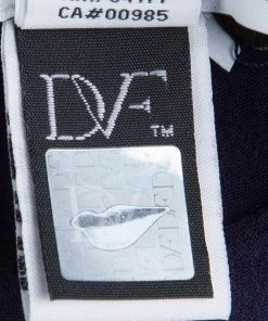 Diane Von Furstenberg Navy Blue Oversized Beonica Top S For Women -Diane Von Furstenberg shop luxury women diane von furstenberg used clothes p76171 005