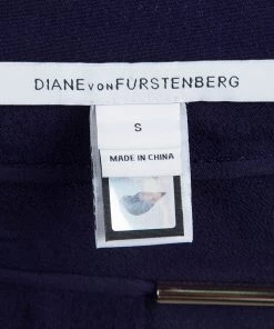 Diane Von Furstenberg Navy Blue Oversized Beonica Top S For Women -Diane Von Furstenberg shop luxury women diane von furstenberg used clothes p76171 006