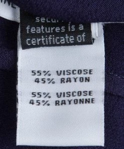 Diane Von Furstenberg Navy Blue Oversized Beonica Top S For Women -Diane Von Furstenberg shop luxury women diane von furstenberg used clothes p76171 007
