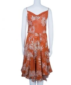 Diane Von Furstenberg Tupai Chiffon Wrap Dress M For Women -Diane Von Furstenberg shop luxury women diane von furstenberg used clothes p776 0003