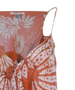 Diane Von Furstenberg Tupai Chiffon Wrap Dress M For Women -Diane Von Furstenberg shop luxury women diane von furstenberg used clothes p776 0004