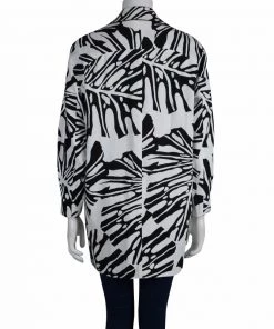 Diane Von Furstenberg Monochrome Cotton Canvas Oversized Laurel Blazer P For Women -Diane Von Furstenberg shop luxury women diane von furstenberg used clothes p80681 0003