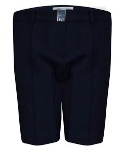 Diane Von Furstenberg Navy Blue Boymuda Shorts M For Women