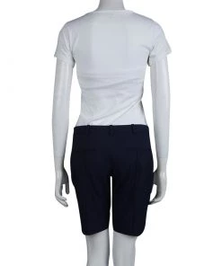Diane Von Furstenberg Navy Blue Boymuda Shorts M For Women -Diane Von Furstenberg shop luxury women diane von furstenberg used clothes p81366 0003