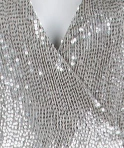 Diane Von Furstenberg Silver Sequin Embellished Sleeveless Yahzi Wrap Gown S For Women 9 Diane Von Furstenberg Silver Sequin Embellished Sleeveless Yahzi Wrap Gown S For Women -Diane Von Furstenberg shop luxury women diane von furstenberg used clothes p81388 004