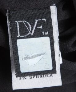 Diane Von Furstenberg Black Lace Long Sleeve Gadie Top XS For Women -Diane Von Furstenberg shop luxury women diane von furstenberg used clothes p83394 0005