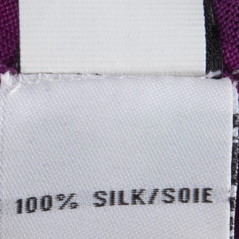 Diane Von Furstenberg Purple Leaf Pattern Abigail Vintage Wrap Dress S For Women 6 Diane Von Furstenberg Purple Leaf Pattern Abigail Vintage Wrap Dress S For Women - Image 6