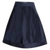 Diane Von Furstenberg Navy Blue Silk Lou Lou Skirt M For Women