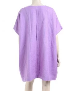 Diane Von Furstenberg Purple Oversized Silk Dress S For Women -Diane Von Furstenberg shop luxury women diane von furstenberg used clothes p88335 003