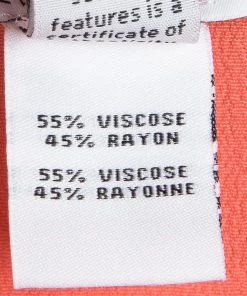 Diane Von Furstenberg Orange Crepe New Hanky Kimono Top M/L For Women -Diane Von Furstenberg shop luxury women diane von furstenberg used clothes p95119 005