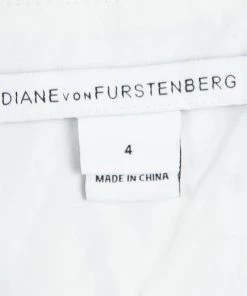 Diane Von Furstenberg Printed Cotton Alba Two Mini Draped Dress S For Women -Diane Von Furstenberg shop luxury women diane von furstenberg used clothes p97510 0006