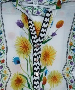 Diane Von Furstenberg Syrah Floral Cotton Top M For Women -Diane Von Furstenberg shop luxury women diane von furstenberg used clothes p9835 008