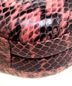 Diane Von Furstenberg Red/Black Python Flirty Minaudiere Clutch For Women -Diane Von Furstenberg shop luxury women diane von furstenberg used handbags p104808 011