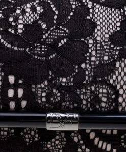 Diane Von Furstenberg Black Lace Envelope Clutch For Women -Diane Von Furstenberg shop luxury women diane von furstenberg used handbags p110063 005