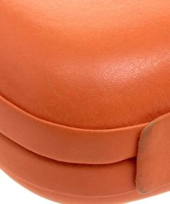 Diane Von Furstenberg Orange Leather Lytton Minaudiere Clutch For Women -Diane Von Furstenberg shop luxury women diane von furstenberg used handbags p113076 0010