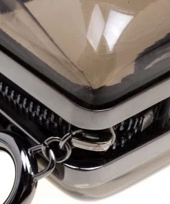 Diane Von Furstenberg Black Plexi Joia Minaudiere For Women -Diane Von Furstenberg shop luxury women diane von furstenberg used handbags p114081 0011