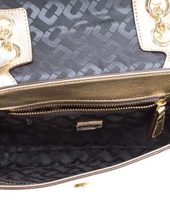 Diane Von Furstenberg Metallic Gold Lizard Embossed Leather 440 Mini Shoulder Bag For Women 17 Diane Von Furstenberg Metallic Gold Lizard Embossed Leather 440 Mini Shoulder Bag For Women -Diane Von Furstenberg shop luxury women diane von furstenberg used handbags p127522 007