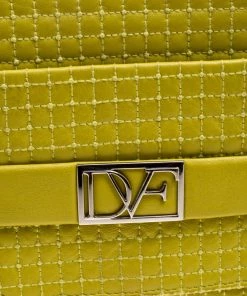 Diane Von Furstenberg Yellow Leather Mimosa Clutch For Women 16 Diane Von Furstenberg Yellow Leather Mimosa Clutch For Women -Diane Von Furstenberg shop luxury women diane von furstenberg used handbags p131744 0005