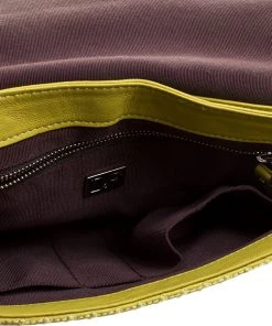 Diane Von Furstenberg Yellow Leather Mimosa Clutch For Women 18 Diane Von Furstenberg Yellow Leather Mimosa Clutch For Women -Diane Von Furstenberg shop luxury women diane von furstenberg used handbags p131744 0007