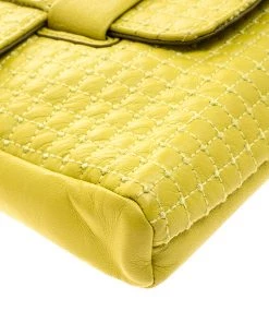 Diane Von Furstenberg Yellow Leather Mimosa Clutch For Women 23 Diane Von Furstenberg Yellow Leather Mimosa Clutch For Women -Diane Von Furstenberg shop luxury women diane von furstenberg used handbags p131744 0012