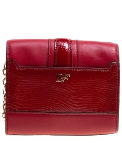 Diane Von Furstenberg Red Leather Micro Mini Sutra Shoulder Bag For Women 14 Diane Von Furstenberg Red Leather Micro Mini Sutra Shoulder Bag For Women -Diane Von Furstenberg shop luxury women diane von furstenberg used handbags p149402 0004