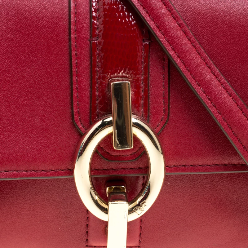 Diane Von Furstenberg Red Leather Micro Mini Sutra Shoulder Bag For Women 5 Diane Von Furstenberg Red Leather Micro Mini Sutra Shoulder Bag For Women - Image 5