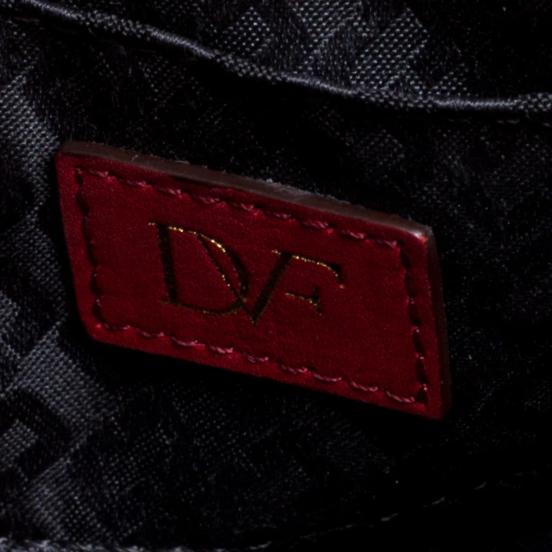 Diane Von Furstenberg Red Leather Micro Mini Sutra Shoulder Bag For Women 8 Diane Von Furstenberg Red Leather Micro Mini Sutra Shoulder Bag For Women - Image 8