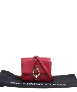Diane Von Furstenberg Red Leather Micro Mini Sutra Shoulder Bag For Women 19 Diane Von Furstenberg Red Leather Micro Mini Sutra Shoulder Bag For Women -Diane Von Furstenberg shop luxury women diane von furstenberg used handbags p149402 0009