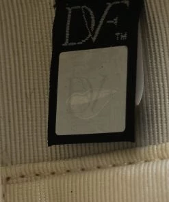 Diane Von Furstenberg White/Brown Sequined Print Tonda Clutch For Women -Diane Von Furstenberg shop luxury women diane von furstenberg used handbags p197679 004