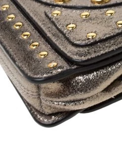 Diane Von Furstenberg Metallic Studded Leather Hayworth Clutch For Women 23 Diane Von Furstenberg Metallic Studded Leather Hayworth Clutch For Women -Diane Von Furstenberg shop luxury women diane von furstenberg used handbags p216984 012