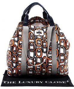 Diane Von Furstenberg Multicolor Patent Leather And Canvas Kaya Tote For Women -Diane Von Furstenberg shop luxury women diane von furstenberg used handbags p235467 001