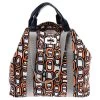 Diane Von Furstenberg Multicolor Patent Leather And Canvas Kaya Tote For Women