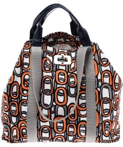 Diane Von Furstenberg Multicolor Patent Leather And Canvas Kaya Tote For Women