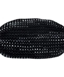 Diane Von Furstenberg Metallic Black Chainlink Leather Stephanie Shoulder Bag For Women 16 Diane Von Furstenberg Metallic Black Chainlink Leather Stephanie Shoulder Bag For Women -Diane Von Furstenberg shop luxury women diane von furstenberg used handbags p257833 007