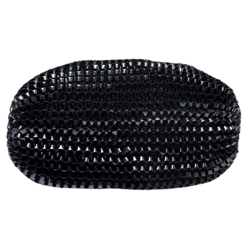 Diane Von Furstenberg Metallic Black Chainlink Leather Stephanie Shoulder Bag For Women 6 Diane Von Furstenberg Metallic Black Chainlink Leather Stephanie Shoulder Bag For Women - Image 6