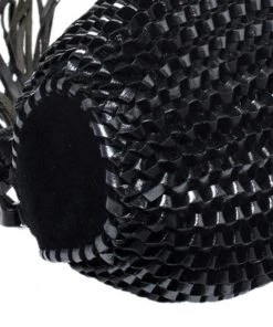 Diane Von Furstenberg Metallic Black Chainlink Leather Stephanie Shoulder Bag For Women 20 Diane Von Furstenberg Metallic Black Chainlink Leather Stephanie Shoulder Bag For Women -Diane Von Furstenberg shop luxury women diane von furstenberg used handbags p257833 008