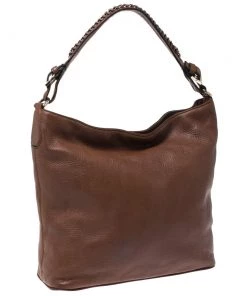 Diane Von Furstenberg Brown Synthetic Leather Iggy Shoulder Bag For Women -Diane Von Furstenberg shop luxury women diane von furstenberg used handbags p273312 006