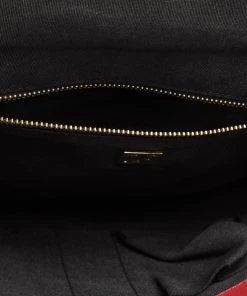 Diane Von Furstenberg Red Leather New Harper Satchel For Women -Diane Von Furstenberg shop luxury women diane von furstenberg used handbags p287477 013