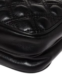 Diane Von Furstenberg Black Leather Crossbody Bag For Women -Diane Von Furstenberg shop luxury women diane von furstenberg used handbags p302026 004