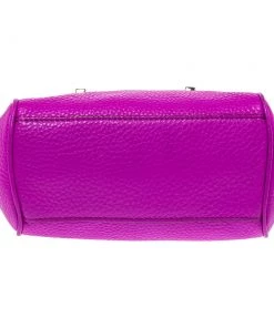 Diane Von Furstenberg Purple Grained Leather Mini Sutra Shoulder Bag For Women 16 Diane Von Furstenberg Purple Grained Leather Mini Sutra Shoulder Bag For Women -Diane Von Furstenberg shop luxury women diane von furstenberg used handbags p318155 005