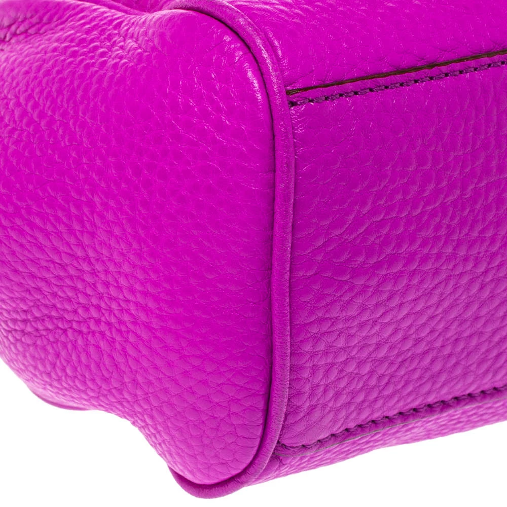 Diane Von Furstenberg Purple Grained Leather Mini Sutra Shoulder Bag For Women 10 Diane Von Furstenberg Purple Grained Leather Mini Sutra Shoulder Bag For Women - Image 10